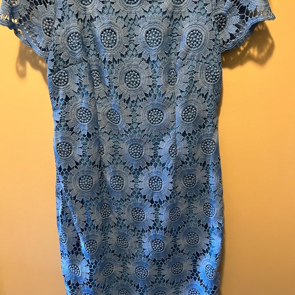 Talbots🌻HP 🌻 sunflower size 6 dress:CORNFLOWER see first photo for color - Picture 2 of 10